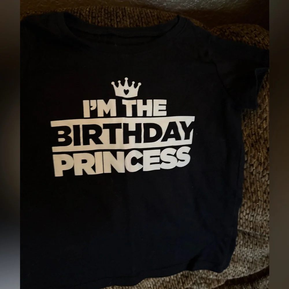 The Children's Place set of 2 Birthday Princess Tees